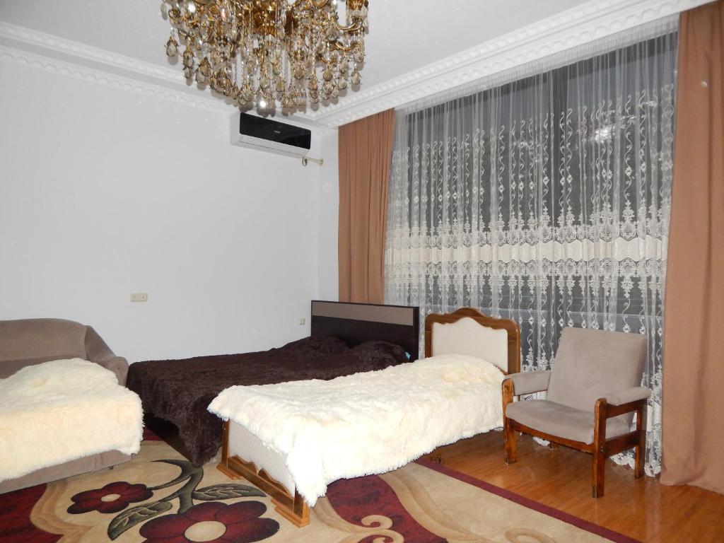 Postel nebo postele na pokoji v ubytování Guesthouse Agmashenebeli Sea side