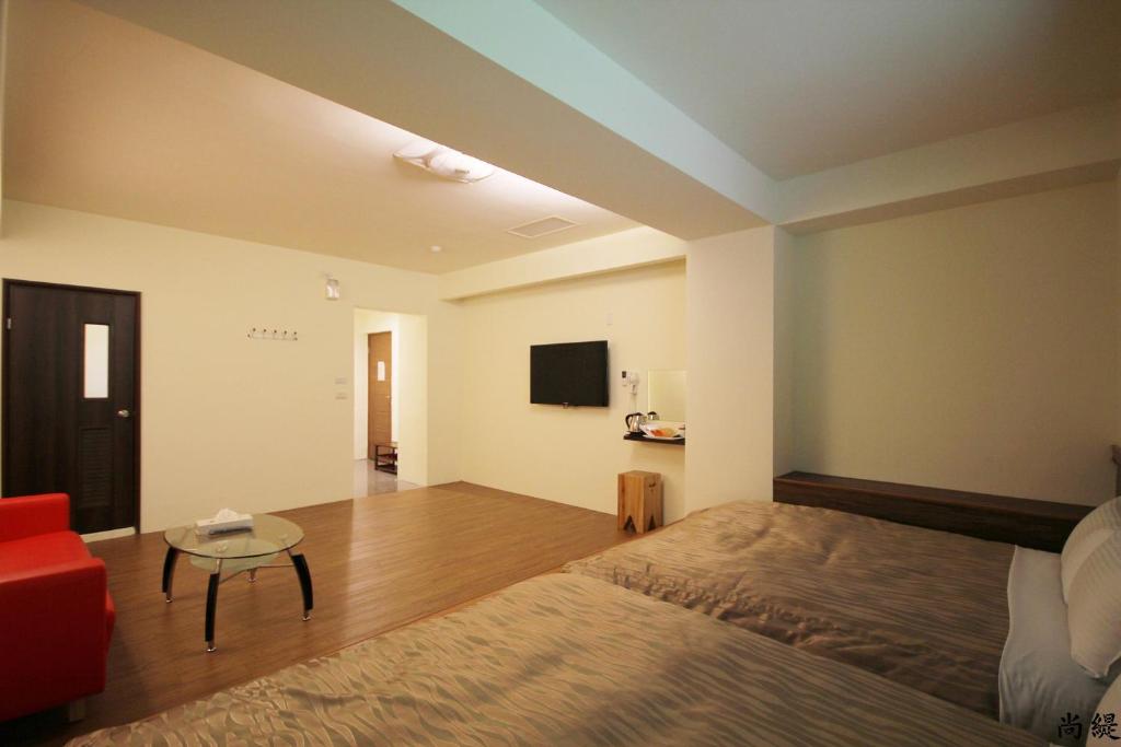 TV a/nebo společenská místnost v ubytování Shang Ti Sitou B&B