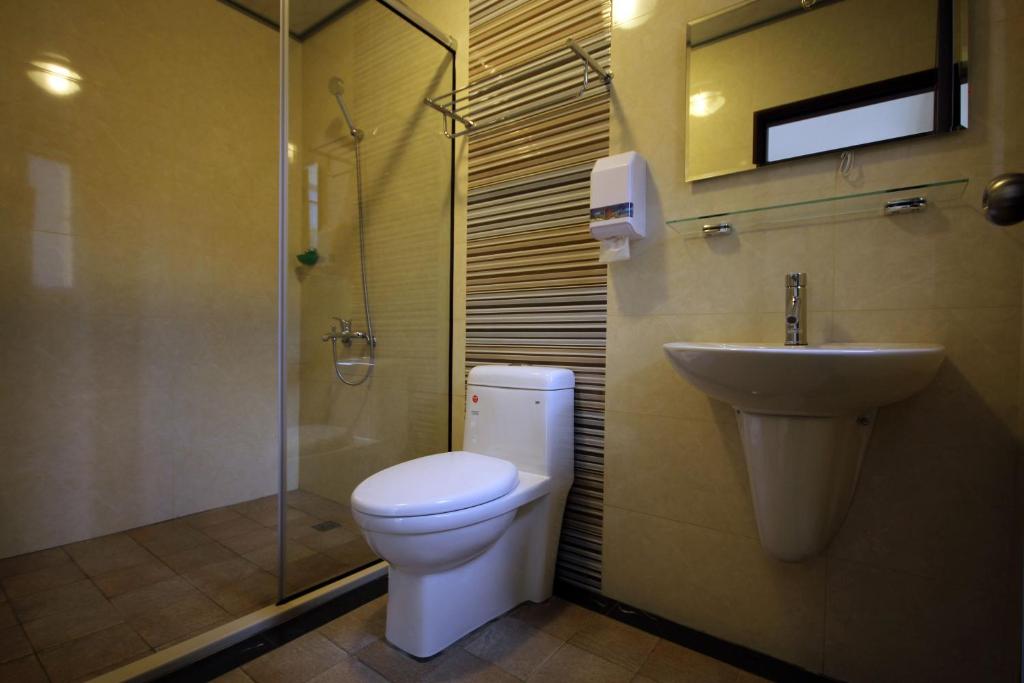 Koupelna v ubytování Shang Ti Sitou B&B