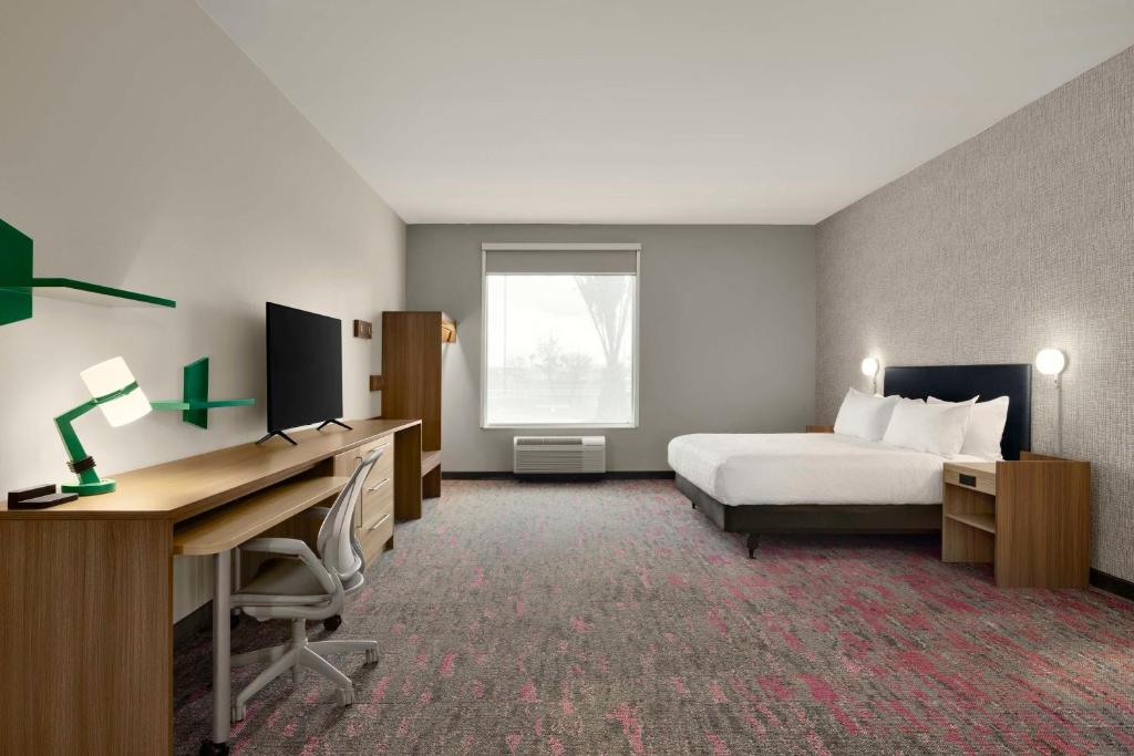 Postel nebo postele na pokoji v ubytování Home2 Suites By Hilton San Juan