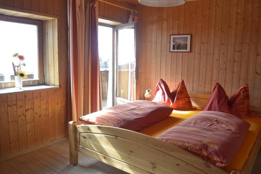Postel nebo postele na pokoji v ubytování Pension Höggerhof