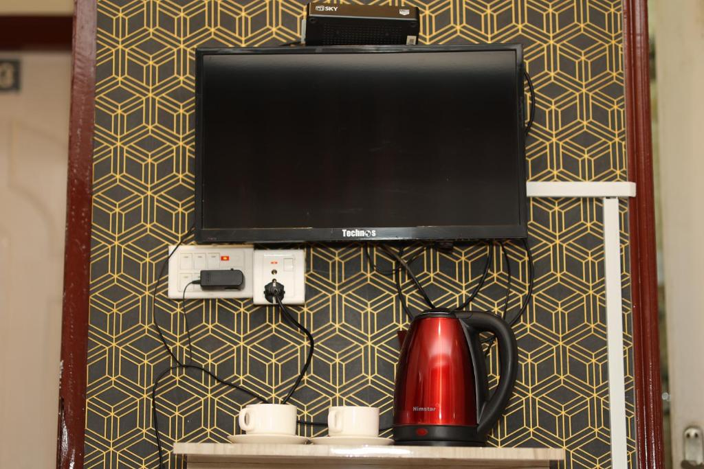 TV a/nebo společenská místnost v ubytování Bed and Pillow Hostel