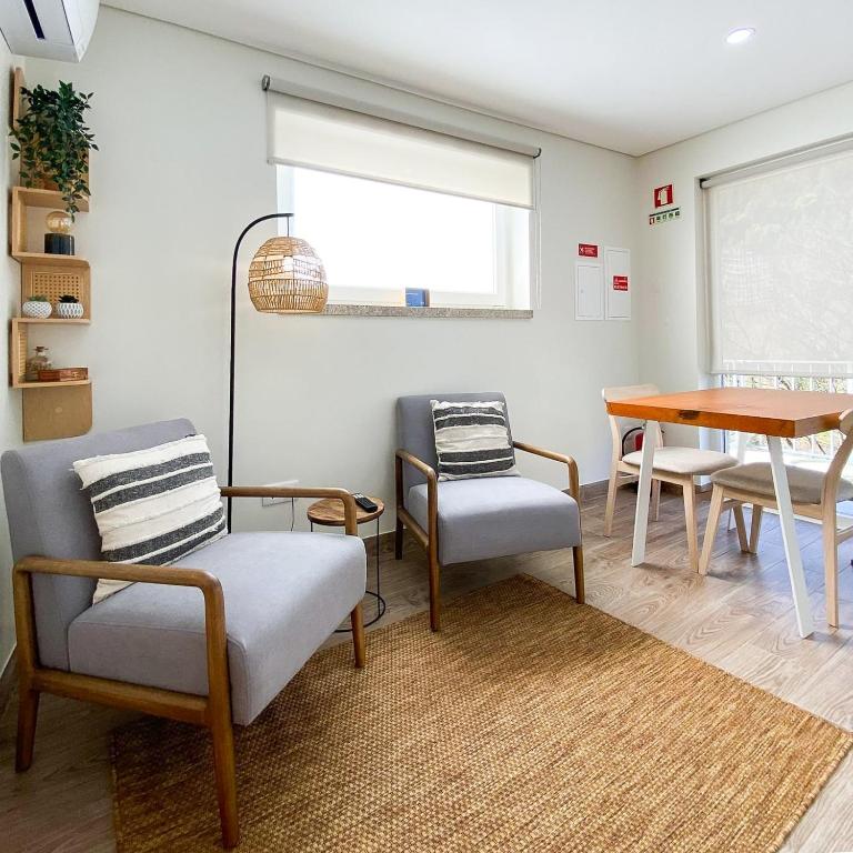 Posezení v ubytování Chalet Villas Gerês