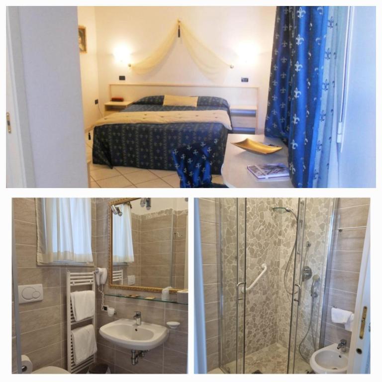 Koupelna v ubytování Hotel Azzurra