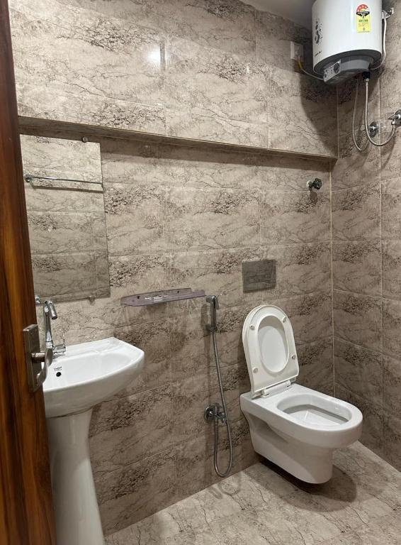 Koupelna v ubytování Hotel Holiday Express