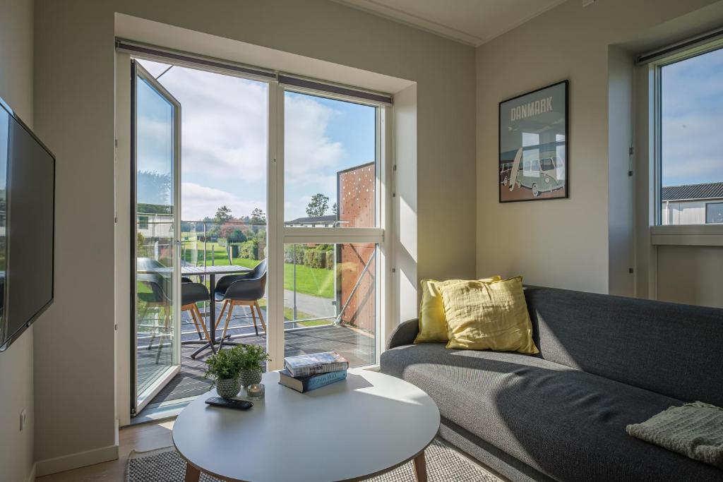 Posezení v ubytování Aalborg Hotel Apartments