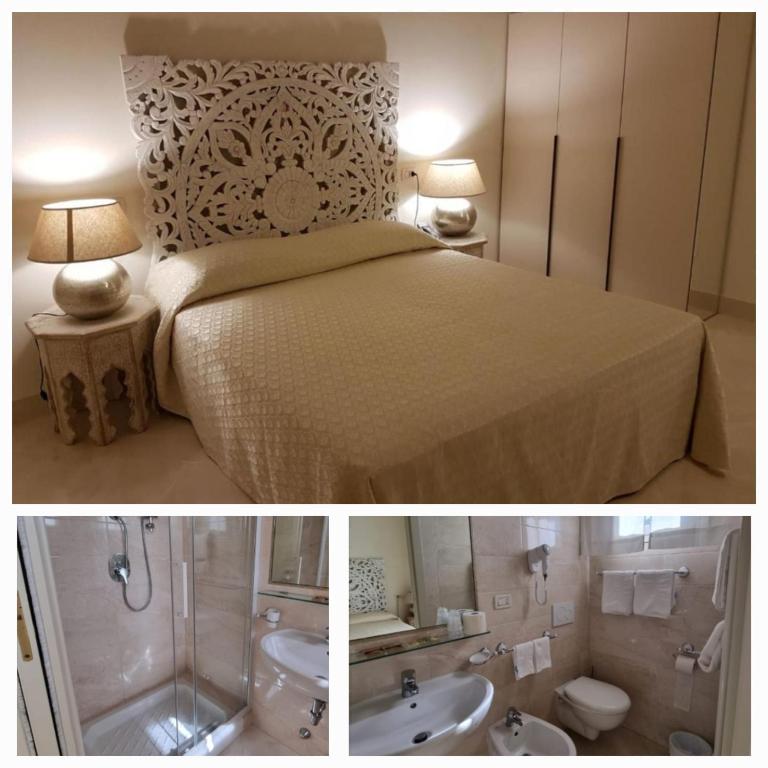 Koupelna v ubytování Hotel Azzurra