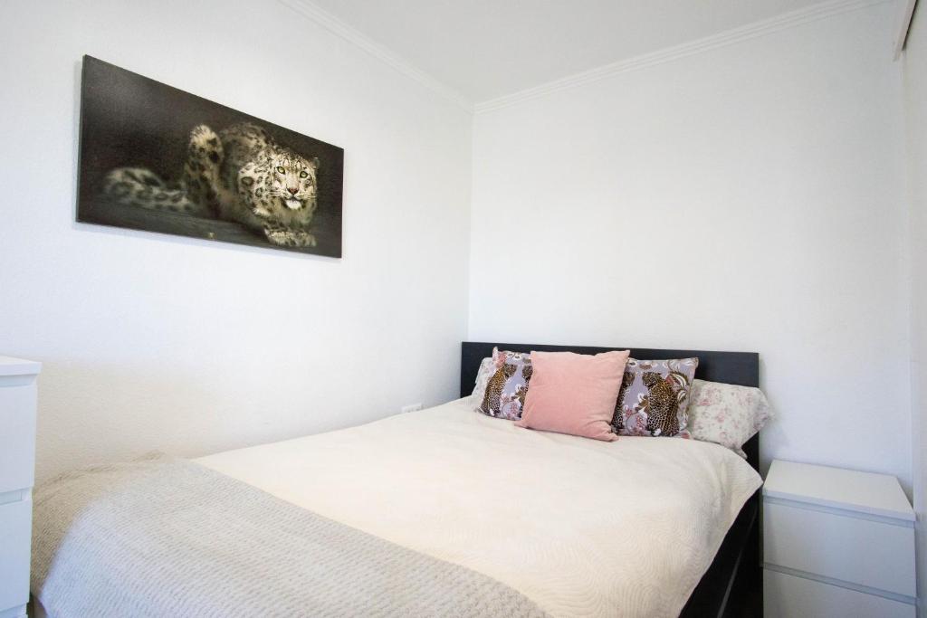 Posteľ alebo postele v izbe v ubytovaní Modern apartment with a wonderful sea view