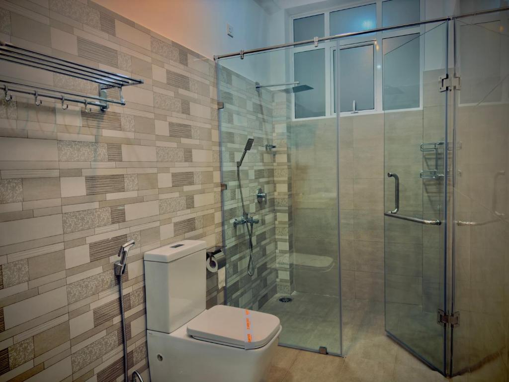 Koupelna v ubytování Aloe Transit Hotel