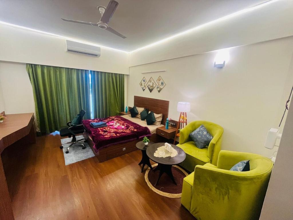 Khu vực ghế ngồi tại The Cozy Mountain Escape - Doon