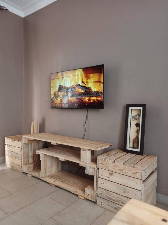 TV a/nebo společenská místnost v ubytování Talma Home
