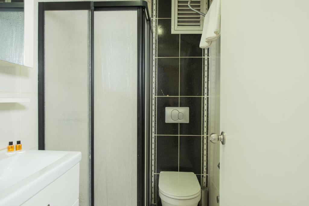 Koupelna v ubytování GRAND VATAN HOTEL