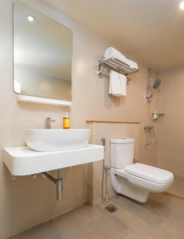 Koupelna v ubytování Bloom Hotel - Lonavala Khandala