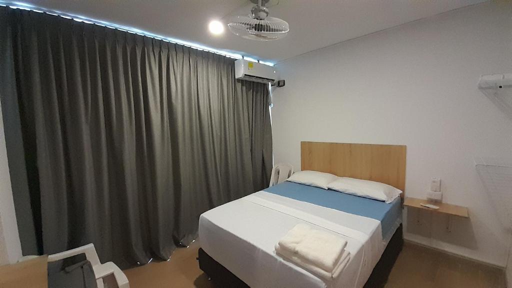 Cama o camas de una habitación en Panamerican Hostel