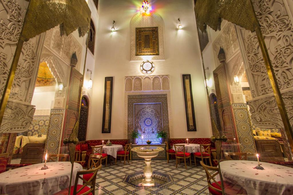 Restaurace v ubytování Riad Mazar