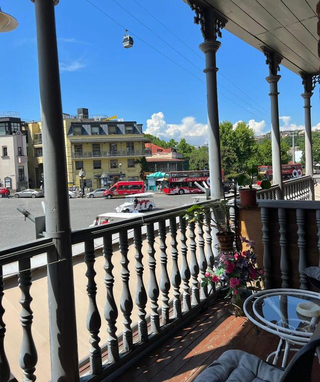 Balkón nebo terasa v ubytování Hotel 6