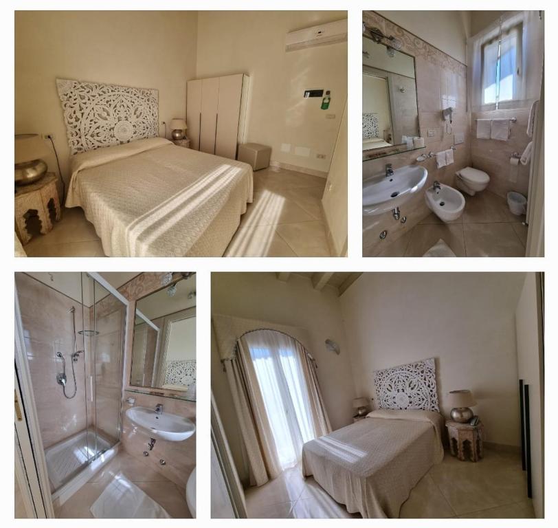 Koupelna v ubytování Hotel Azzurra
