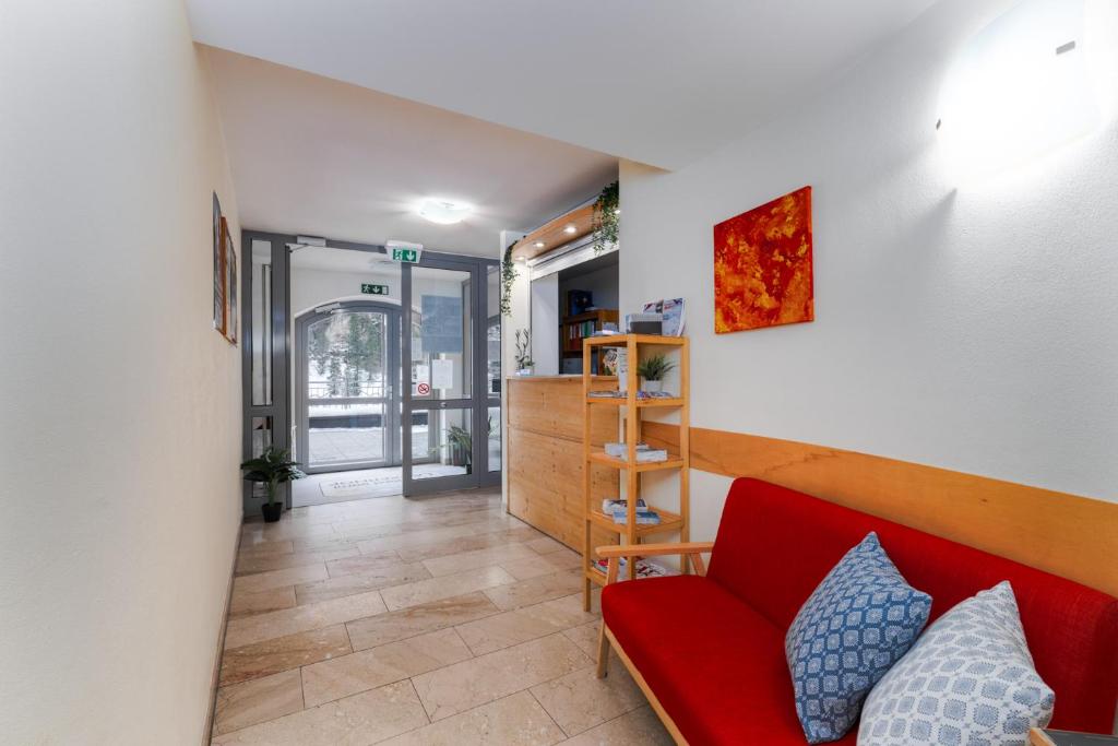 Posezení v ubytování Hotel Laaxerhof