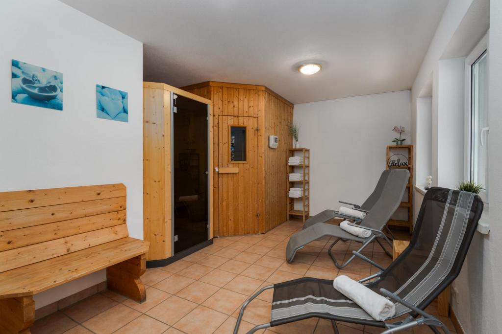 Posezení v ubytování Hotel Laaxerhof