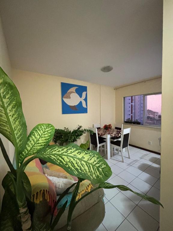 Χώρος καθιστικού στο Apartamento Central Salvador