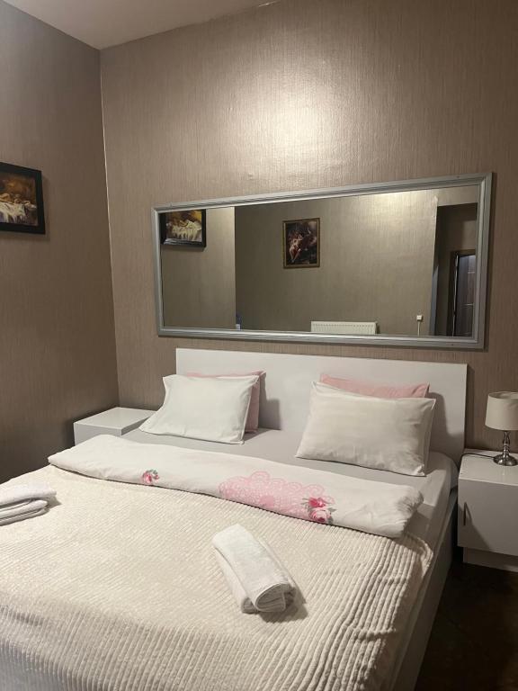 Postel nebo postele na pokoji v ubytování Hotel 6