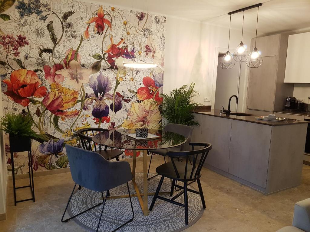 Kuchyň nebo kuchyňský kout v ubytování Ferienwohnung Binder Hubertusstraße