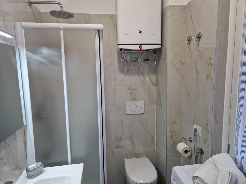 Koupelna v ubytování Casa Agnese