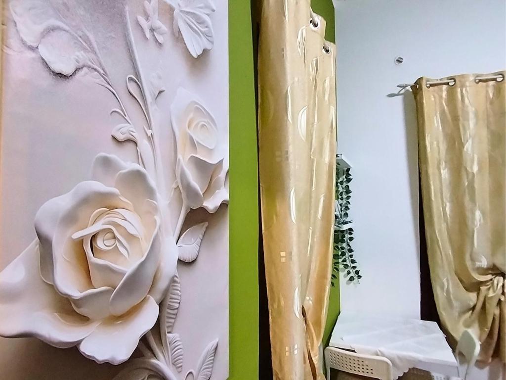 Postel nebo postele na pokoji v ubytování Pavarotti