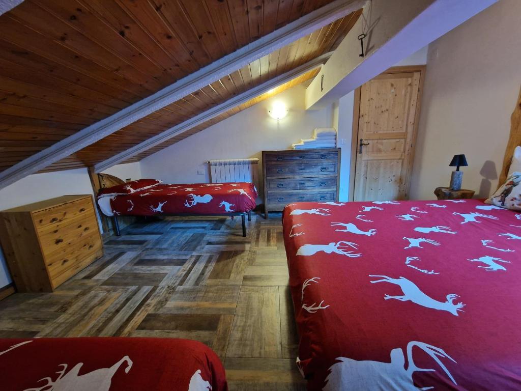 Postel nebo postele na pokoji v ubytování B&B Le Ciaf