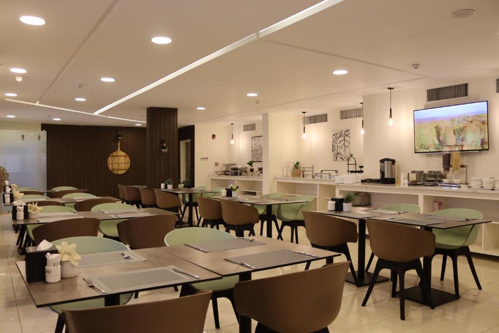 Restaurace v ubytování Twins Boutique Hotel