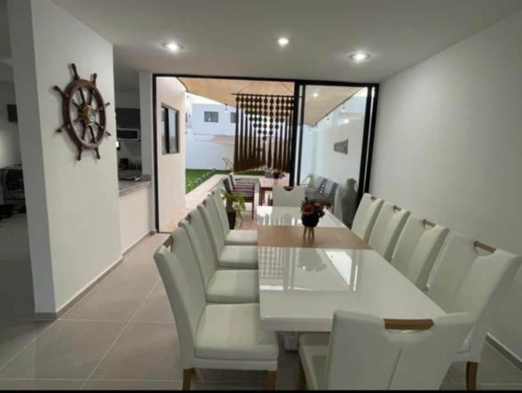 Posezení v ubytování Itzamná House