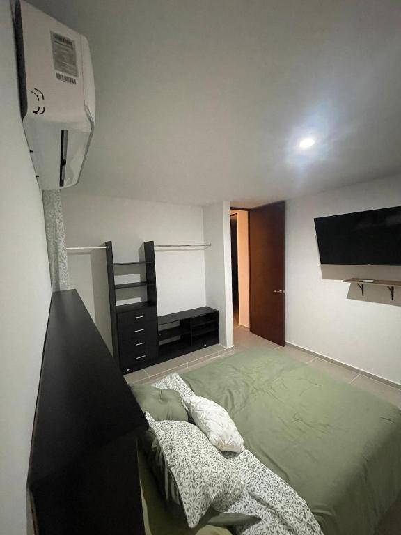 TV a/nebo společenská místnost v ubytování Itzamná House