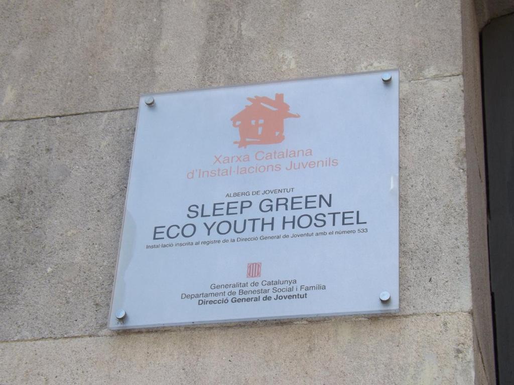 Certifikát, ocenenie alebo iný dokument vystavený v ubytovaní Sleep Green - Certified Eco Youth Hostel