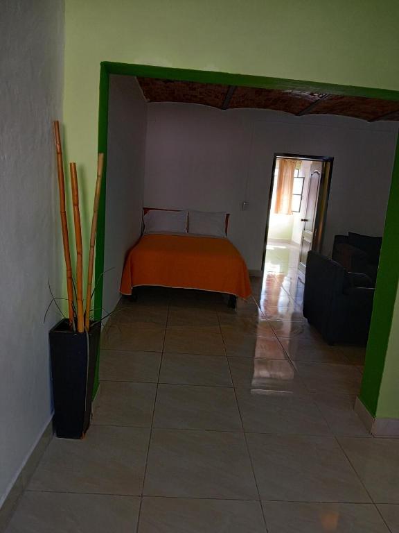 Postel nebo postele na pokoji v ubytování Casa Rousse