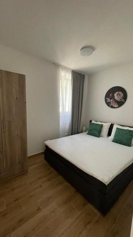 Postel nebo postele na pokoji v ubytování Palloma Studios