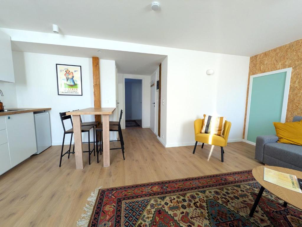 Kuchyň nebo kuchyňský kout v ubytování mg4 Apartments