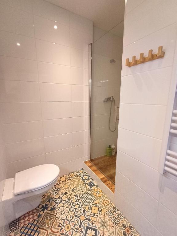 Koupelna v ubytování Apartman Point