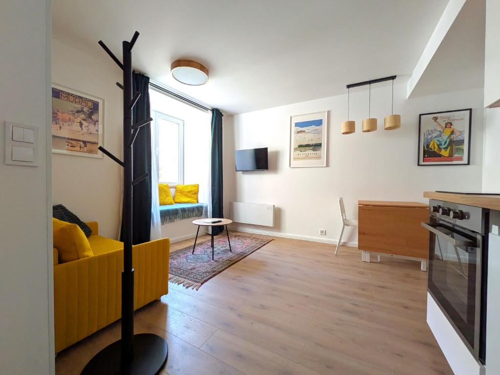 Kuchyň nebo kuchyňský kout v ubytování mg4 Apartments