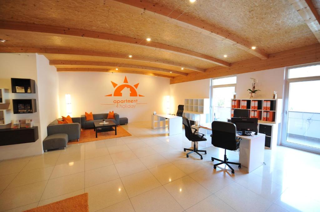Posezení v ubytování Apartments Cesa Leni
