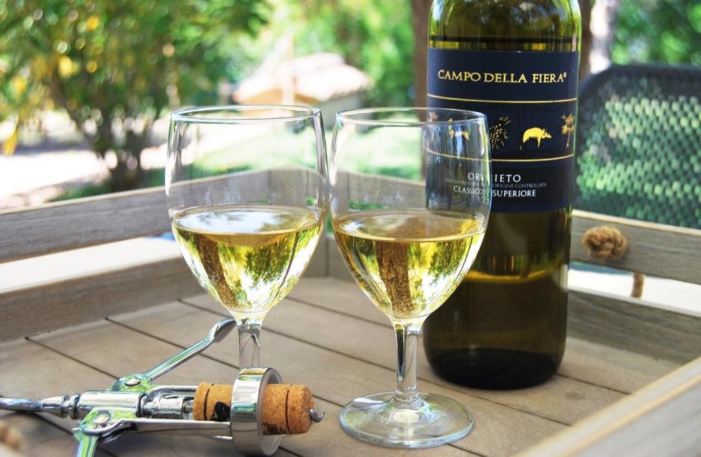Nápoje v ubytování Agriturismo Ripaiani