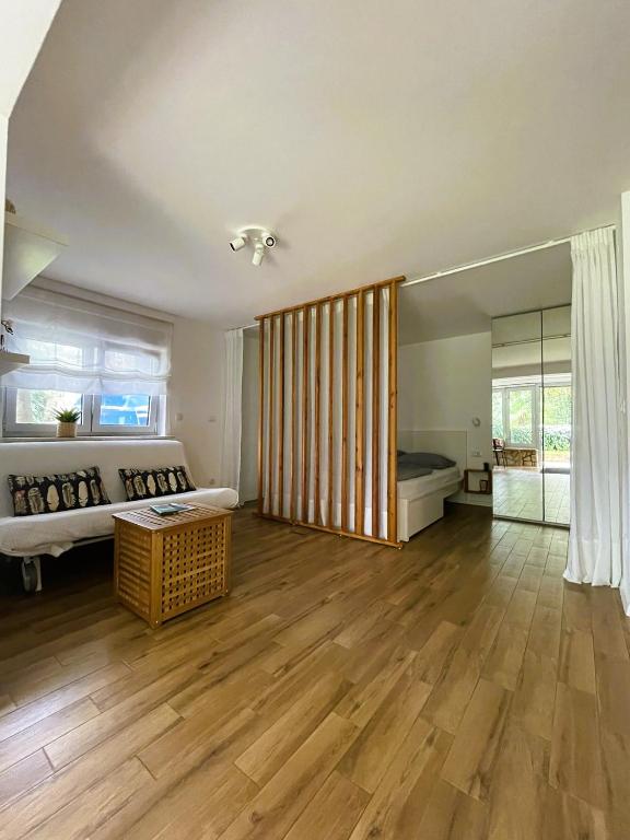 Łóżko lub łóżka w pokoju w obiekcie Apartment Balthazar