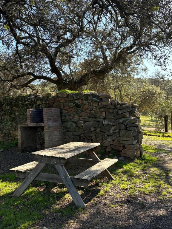 Jardín al aire libre en Finca Los Caleros
