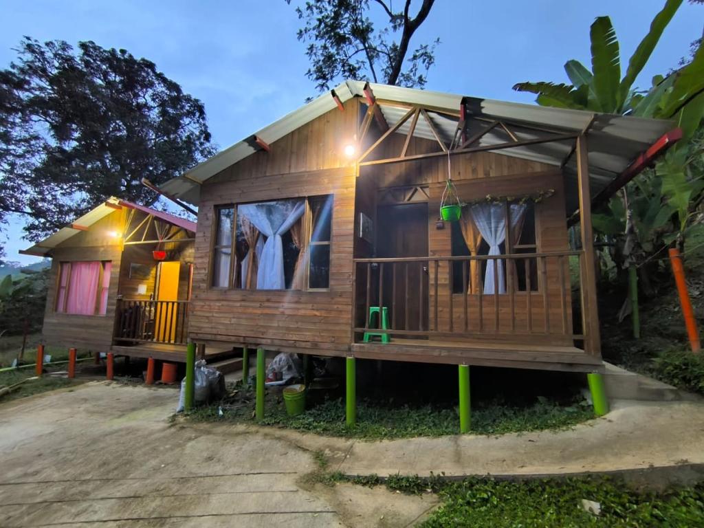 The building in which the holiday home is located
