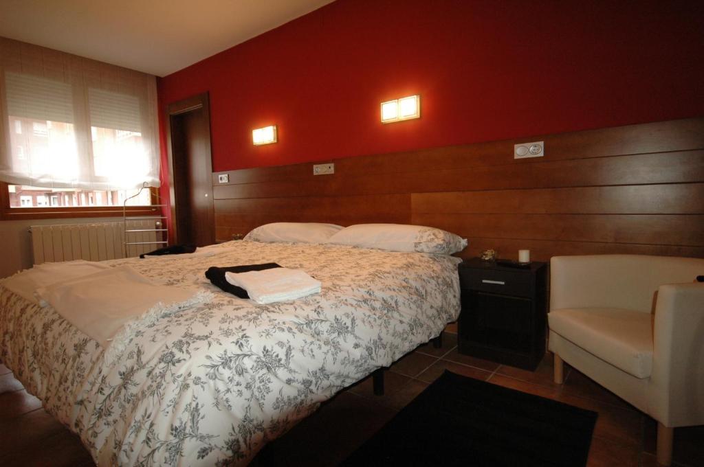 Posteľ alebo postele v izbe v ubytovaní Hotel Cuéntame