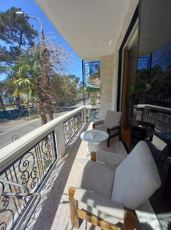Balkón nebo terasa v ubytování Guesthouse Agmashenebeli Sea side