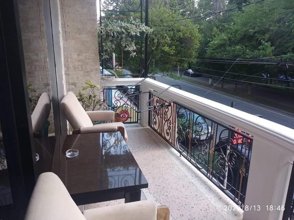 Balkón nebo terasa v ubytování Guesthouse Agmashenebeli Sea side