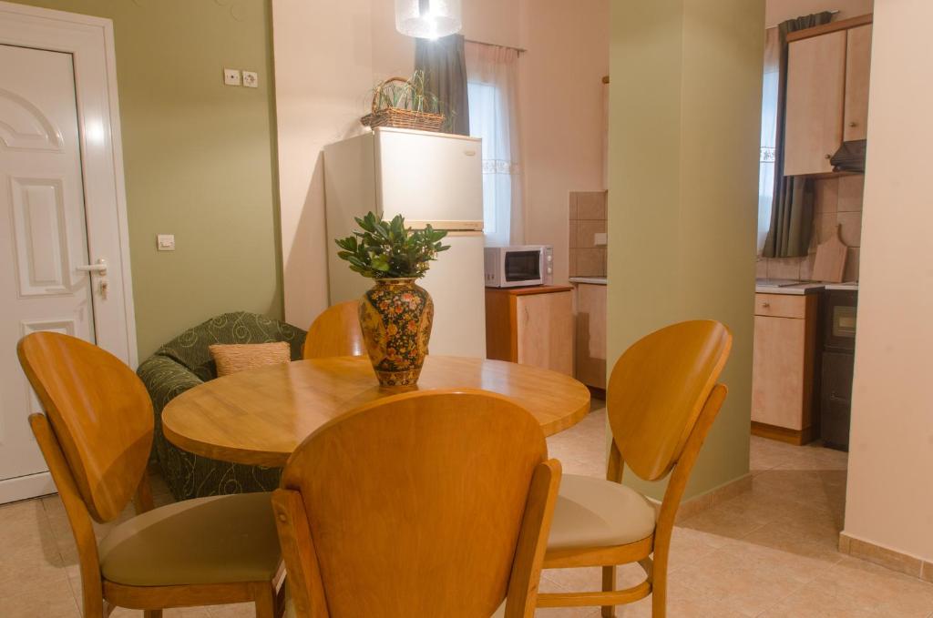 Kuchyň nebo kuchyňský kout v ubytování Apartments Valta View
