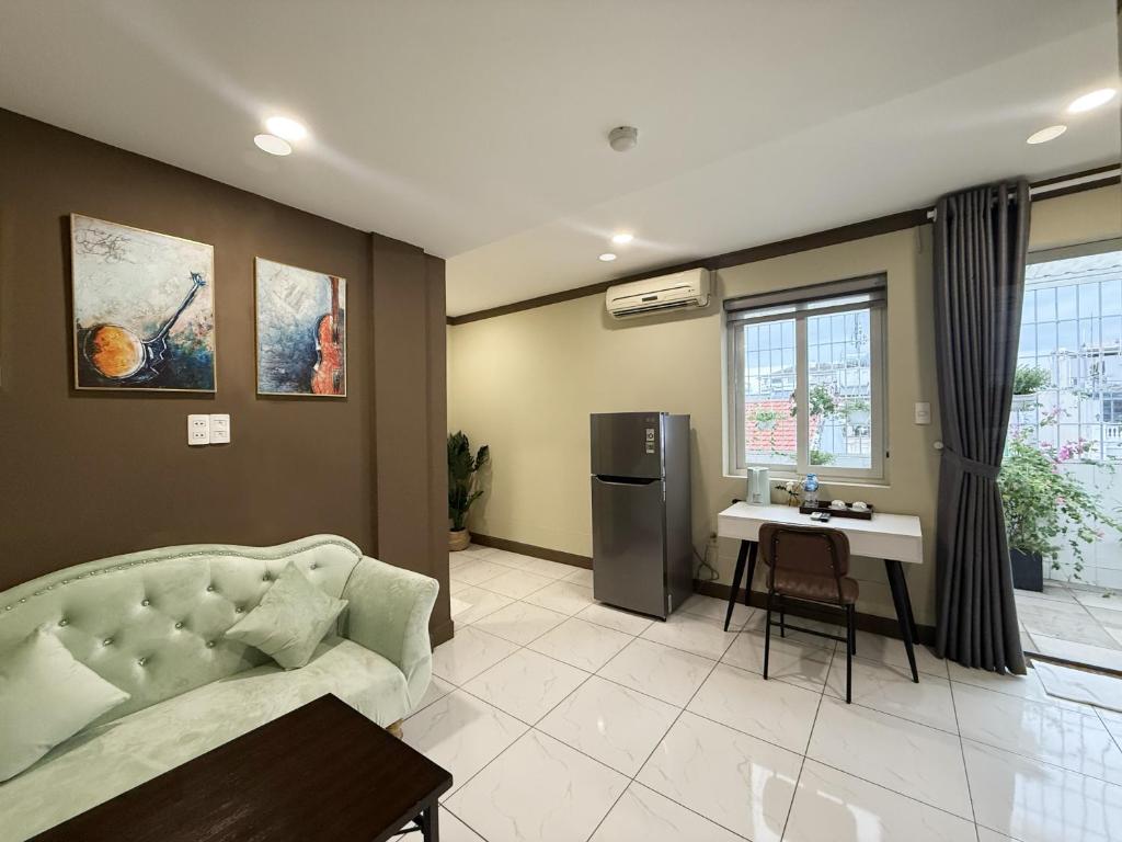 Khu vực ghế ngồi tại La Casona Hotel