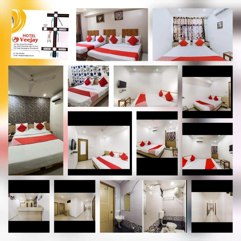 Postel nebo postele na pokoji v ubytování Hotel veejay
