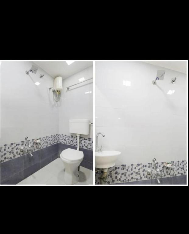 Koupelna v ubytování Hotel veejay